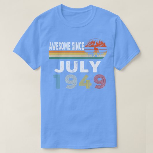 1949素晴らし年7月以降 Tシャツ (デザイン正面)