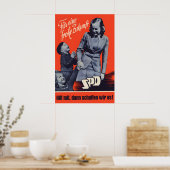 1949 German Labour Party SPD Election Poster For a ポスター (キッチン)