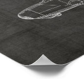 1949 Rear Prop飛行機特許スケッチプリント ポスター (角)