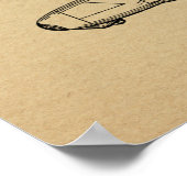 1949 Rear Prop飛行機特許スケッチプリント ポスター (角)