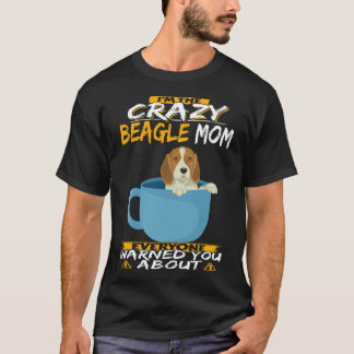 194 クレイジービーグルママです Tシャツ