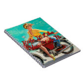 1950のオートバイの女の子バイギル・エルヴグレン ノートブック (右側)