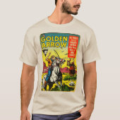 1950のゴールデンアローウェスタン漫画Tシャツ Tシャツ (正面)