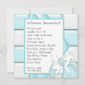 1950のテーマバースデーパーティ招待状 招待状 (裏面)