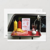 1950のドライブイン ポストカード (正面/裏面)