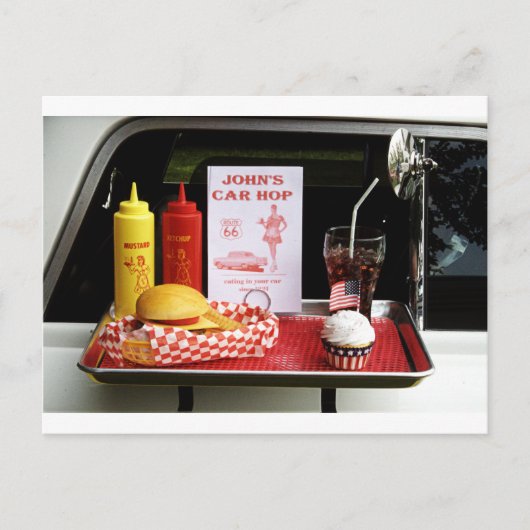 1950のドライブイン ポストカード (正面)
