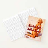 1950のブロンドのビーチby Gil Elvgren ノートブック (内部)