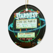 1950のラスベガススターダストカジノネオンサイン セラミックオーナメント (左)