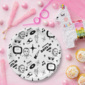 1950のレトログラフィックス懐かしい誕生日 ペーパープレート (パーティー)