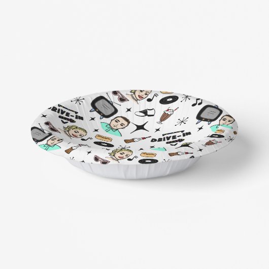 1950のレトログラフィックス懐かしい誕生日 ペーパーボウル (傾斜あり)