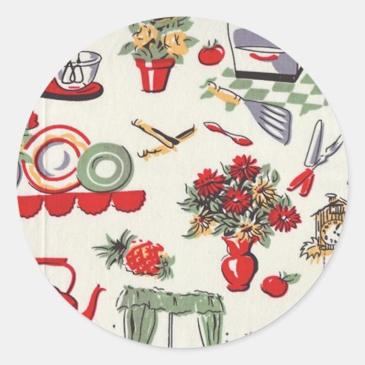 1950のレトロデザイン ラウンドシール (正面)