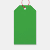 1950のヴィンテージクリスマスガールベーキングCookie ギフトタグ (裏面)