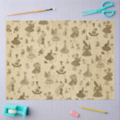 1950のヴィンテージクリスマスシリーズデザイン3 薄葉紙 (クラフト)