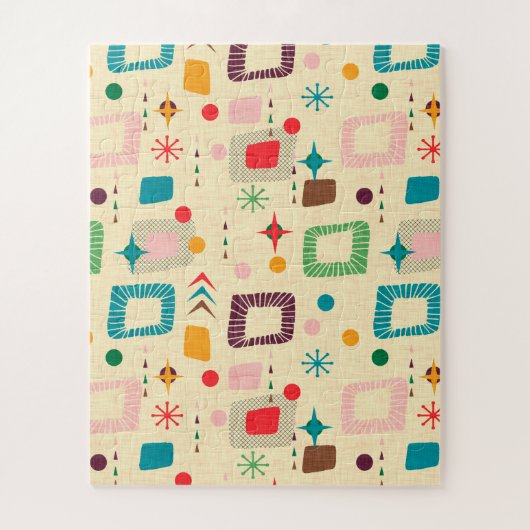 1950の原子パターン ジグソーパズル (縦)