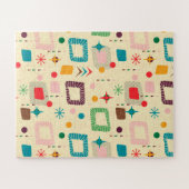 1950の原子パターン ジグソーパズル (横)