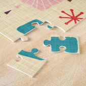 1950の原子パターン ジグソーパズル (側面)