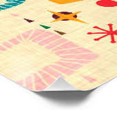 1950の原子パターン ポスター (コーナー)