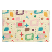 1950の原子パターン 枕カバー (裏面-左)