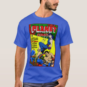 1950の惑星漫画Tシャツ Tシャツ