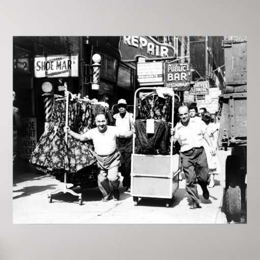 1950の服飾の地区、ニューヨーク市のポスター ポスター (正面)