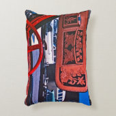 1950の車の窓ビュー革たばこ自動 アクセントクッション (正面(垂直))