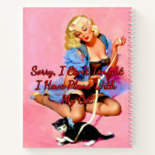 1950のDenise Purrty by Gil Elvgren ノートブック (裏面)