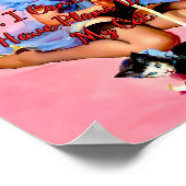 1950のDenise Purrty by Gil Elvgren ポスター (角)