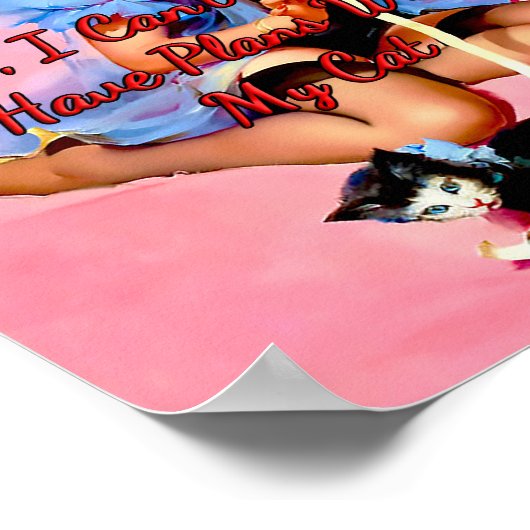 1950のDenise Purrty by Gil Elvgren ポスター (角)