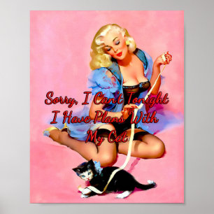 1950のDenise Purrty by Gil Elvgren ポスター