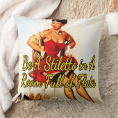 1950のTry on shoes by Gil Elvgren クッション (ブランケット)