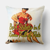 1950のTry on shoes by Gil Elvgren クッション (正面)