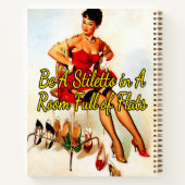 1950のTry on shoes by Gil Elvgren ノートブック (裏面)