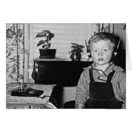 1950カスタマイズ年のラジオ少年の投ユーモアのある稿