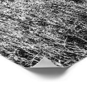 1950カスタム年代ヴィンテージ車のモノクロ写真 ポスター (角)