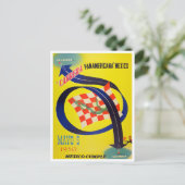 1950カレラパナメーカービンテージカーレース ポストカード (スタンド正面)