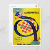 1950カレラパナメーカービンテージカーレース ポストカード (正面/裏面)