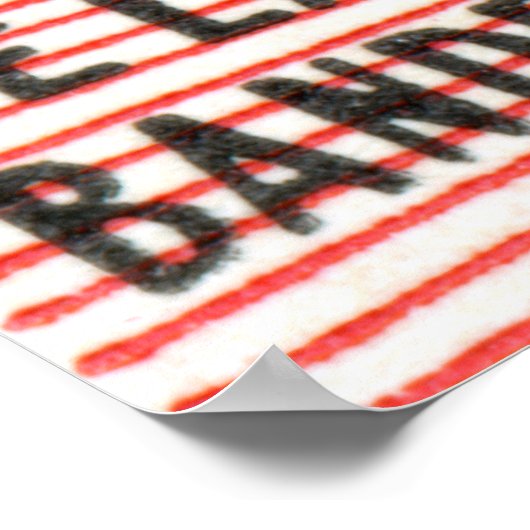 1950キューバ国旗のポスター ポスター (角)