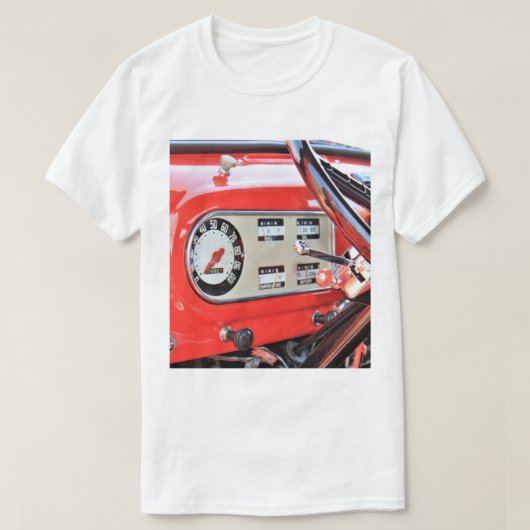 1950クラシック年ピックアップトラックTシャツ Tシャツ (デザイン正面)