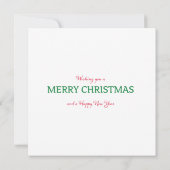 1950クリスマスヴィンテージレディ カード (裏面)