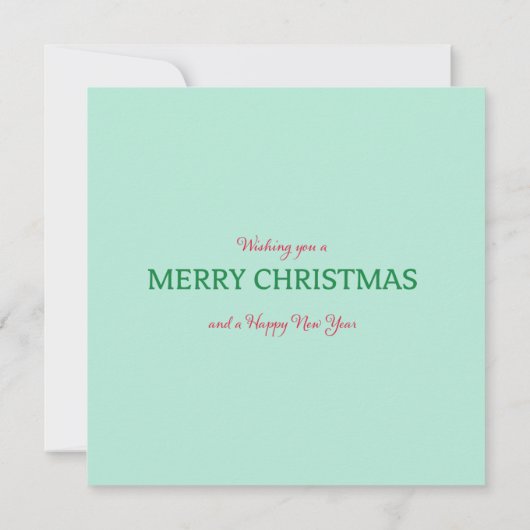 1950クリスマスヴィンテージレディ カード (裏面)