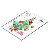 1950クリスマスヴィンテージレディ ノートブック (左側)