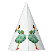 1950クリスマスヴィンテージレディ パーティーハット (裏面)