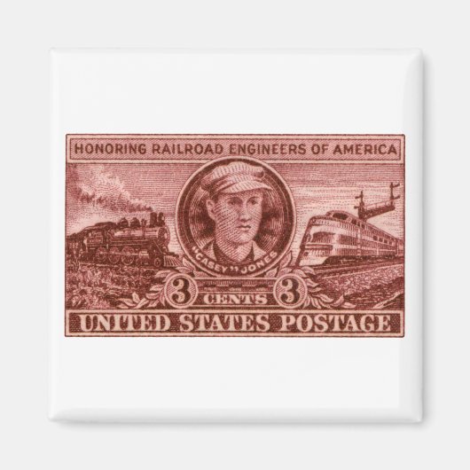 1950ケイシージョーンズ切手 マグネット (正面)