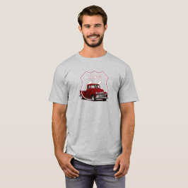 1950シボレー3100トラック。1950赤いシェビートラック。 Tシャツ