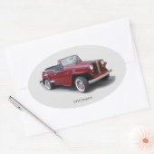 1950ジェプスターシール 楕円形シール (封筒)