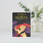 1950ジュネーブスイスヴィンテージ旅行はがき ポストカード (スタンド正面)