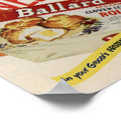 1950バラード・ビスケット広告 ポスター (角)