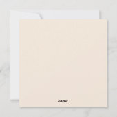 1950ビンテージクリスマスレディーホリデーカード シーズンカード (裏面)