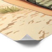 1950ビーチガール ポスター (角)