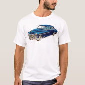1950ブルーデソト車のプリント Tシャツ (正面)